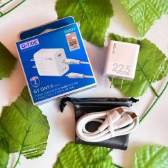 G-TIDE GT ONYX GO223 Cargador GaN 22.5W con cable USB-C a USB-C